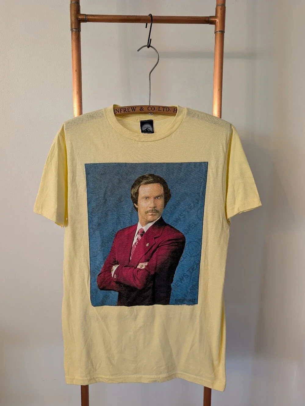 Will ferrell - Ron Burgundy - Paramount Pictures promotional t-shirt (Medium) - Picture 1 of 7